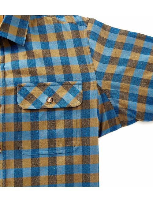 Venado Flannel Shirt for Men - Mens Flannel Plaid Shirt with Full Reach Gusset