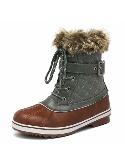 Women's Mid Calf Winter Snow Boots