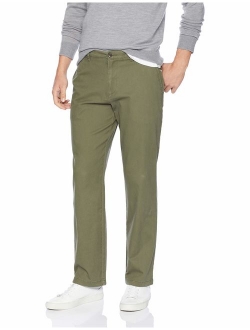 Men's Relaxed-Fit Casual Stretch Khaki