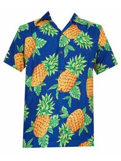 Hawaiian Aloha Beach Party Holiday Camp Casual Short Sleeve Shirts