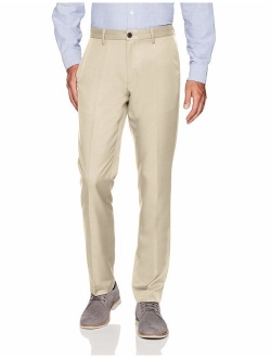 Men's Slim-Fit Flat-Front Dress Pants