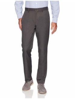 Men's Slim-Fit Flat-Front Dress Pants