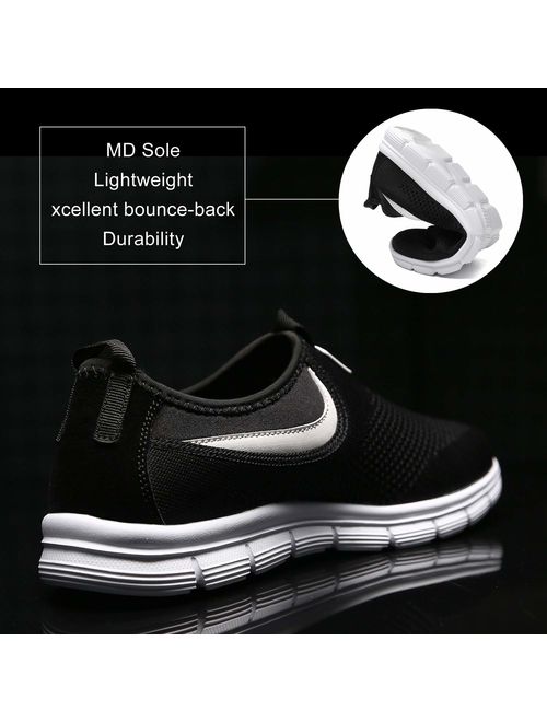 Socviis Mens Casual Athletic Sneakers Comfort Running Shoes Slip On Shoe for Men Walking Working Tennis Aerobics Gym