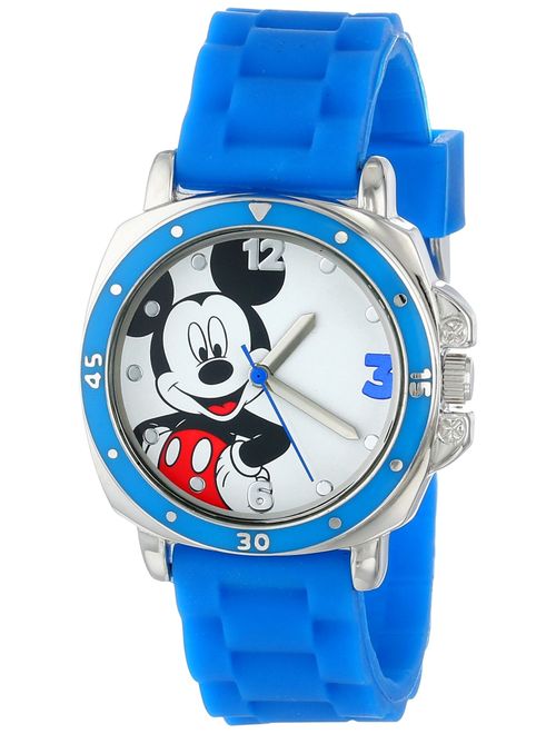 Accutime Disney Kids' MK1266 Watch with Blue Rubber Band