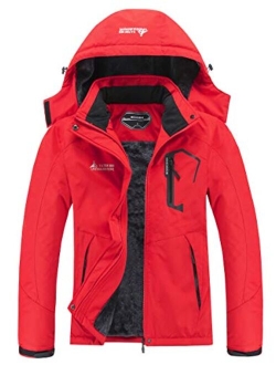 Women's Waterproof Ski Jacket Warm Winter Snow Coat Mountain Windbreaker Hooded Raincoat Jacket