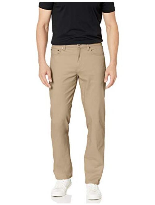 Amazon Essentials Men's Straight-Fit 5-Pocket Stretch Twill Pant