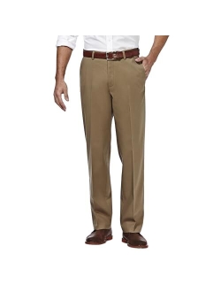 Men's Premium No-Iron Classic-Fit Expandable-Waist Pleat-Front Pant