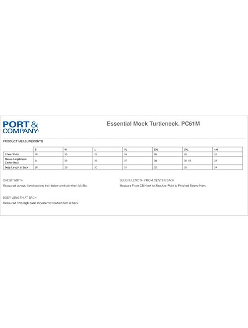 Port & Company Mock Turtleneck - PC61M