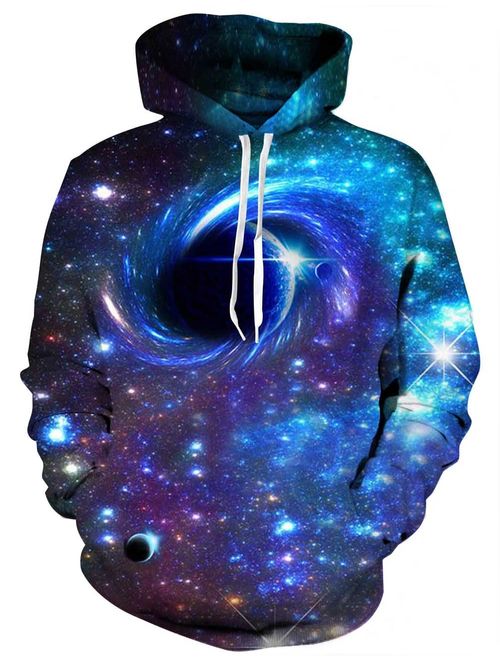 Hgvoetty Unisex Graphic Hoodies for Women Men Cool 3D Graphic Printed Sweatshirts with Pockets
