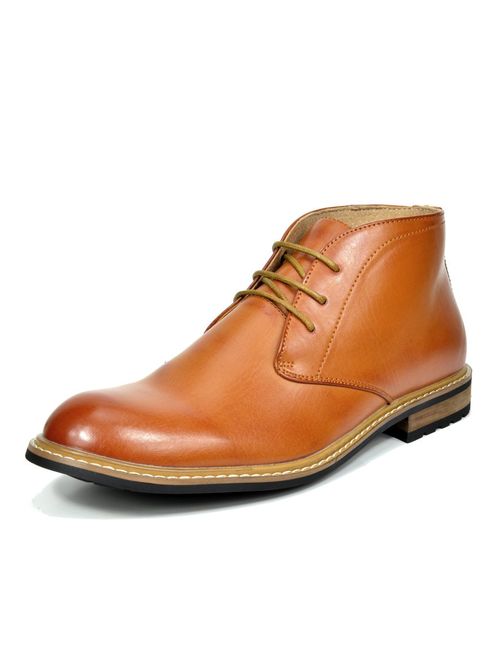 Bruno Marc Men's Leather Lined Oxfords Dress Ankle Boots