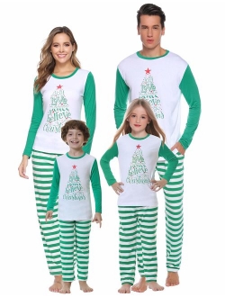 Matching Family Christmas Pajamas Set Holiday Pajamas Sleepwear Dad Mom PJs