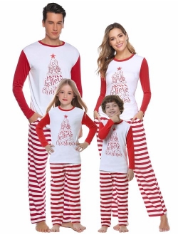 Matching Family Christmas Pajamas Set Holiday Pajamas Sleepwear Dad Mom PJs