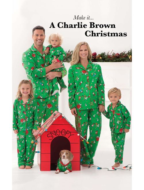PajamaGram Family Christmas Pajamas Soft - Christmas Pajamas for Family, Green