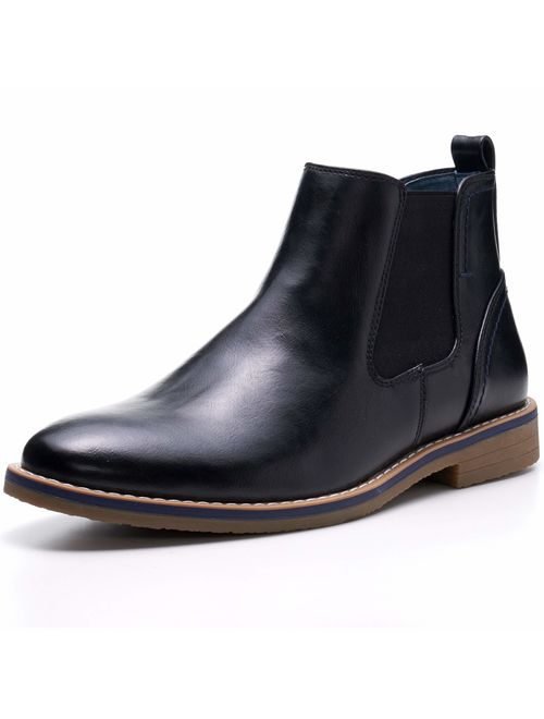 alpine swiss Mens Owen Chelsea Boots Pull Up Ankle Boots