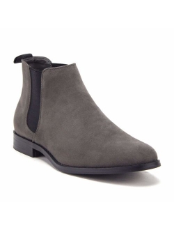 Men's B-2963 Chuck Nubuck Suede Pull-On Round Toe Chelsea Boots