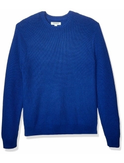 Amazon Brand - Goodthreads Men's Soft Cotton Rib Stitch Crewneck Sweater