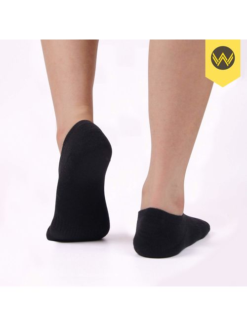 No Show Socks Mens 7 Pair Cotton Thin Non Slip Low Cut Men Invisible Sock 6-9/10-12/12-14