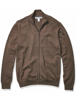 Men's Full-Zip Cotton Sweater