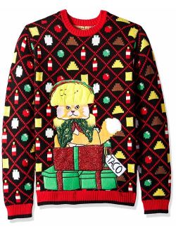 Men's Ugly Christmas Cat Sweater