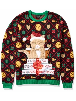 Men's Ugly Christmas Cat Sweater