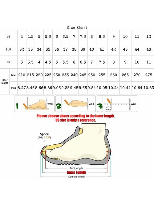 YING LAN Men's Boys Turf Cleats Soccer Athletic Football Outdoor/Indoor Sports Running Walking Shoes TF