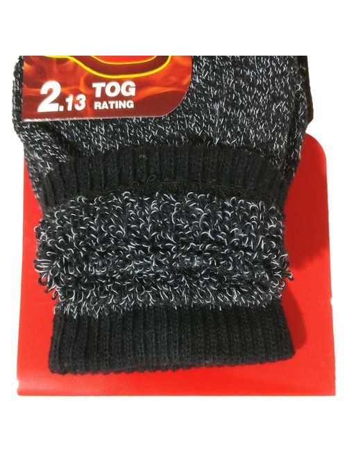 USBingoshop 2 Pairs Mens Heat Thick Insulated Extreme Boot Winter Thermal Socks 10-13