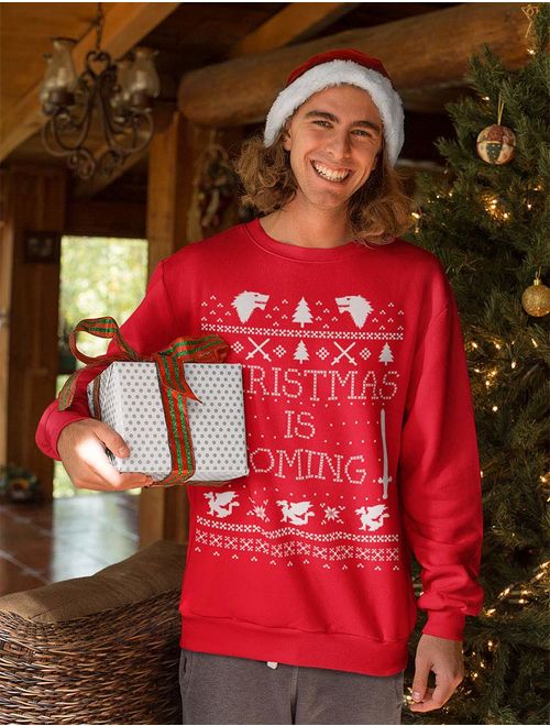 Tstars - Christmas is Coming Ugly Christmas Sweater Sweatshirt