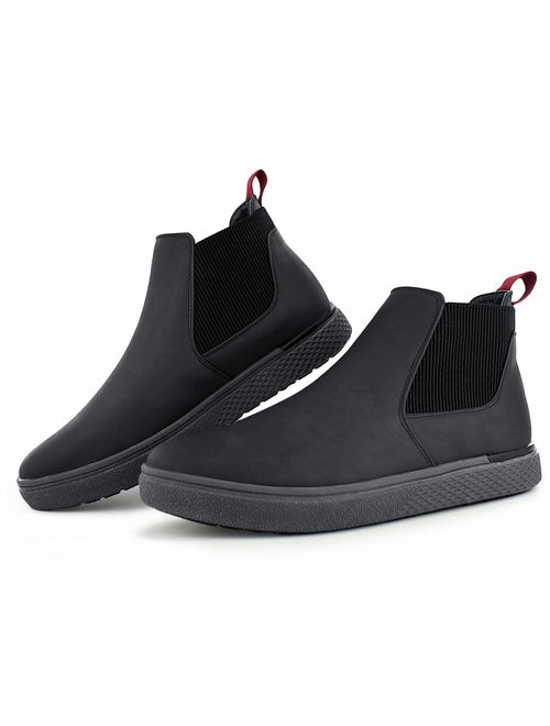 Hawkwell Men's Casual Comfortable Slip-on Ankle Chelsea Boots