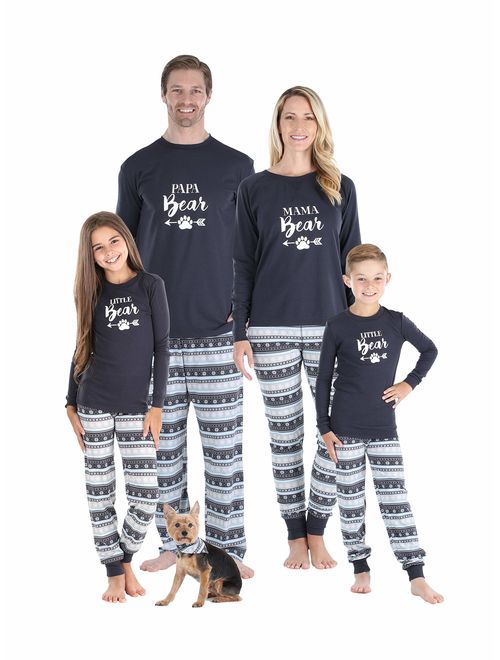 Sleepyheads Matching Family Christmas Pajama Sets, Bear