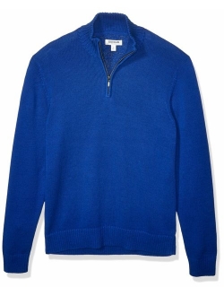 Men's Soft Cotton Quarter Zip Sweater