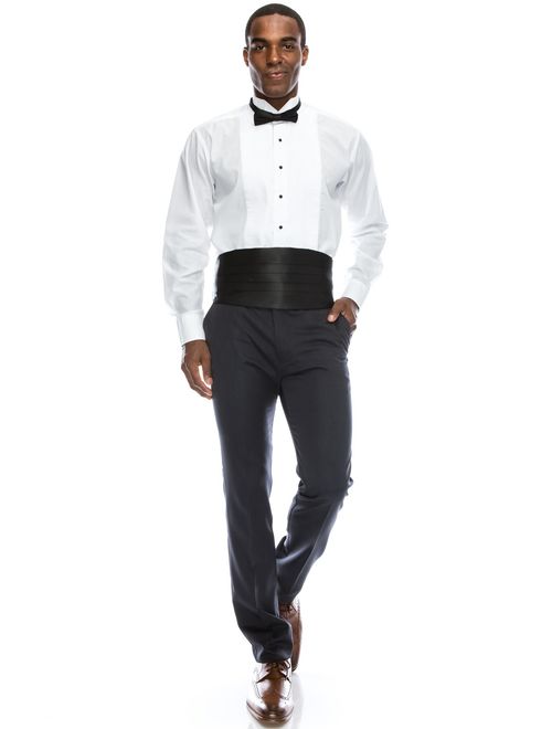 JC DISTRO Mens Formal Tuxedo Shirts Collection w/Big Size Regular Fit