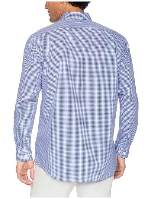 Amazon Essentials Men's Regular-Fit Wrinkle-Resistant Long-Sleeve Plaid Dress Shirt
