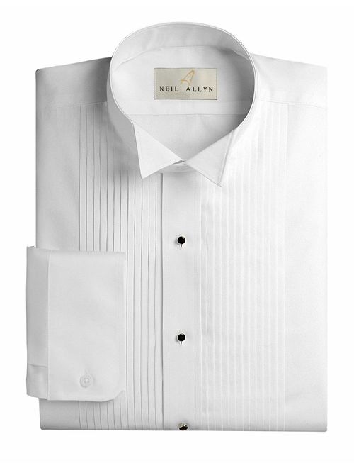 Neil Allyn Men's Slim FIT Wing Collar 1/4