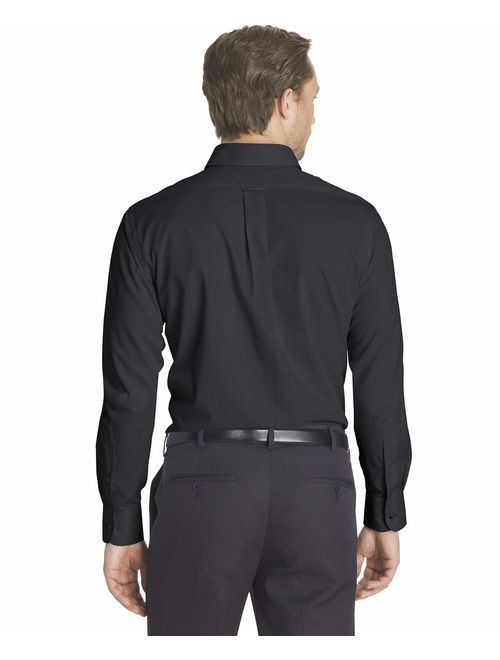 Izod Men's Regular Fit Stretch Solid Dress Shirt 