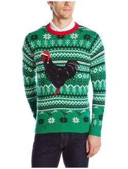 Men's Ugly Christmas Chicken Birds Sweater