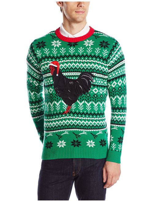 Blizzard Bay Men's Ugly Christmas Chicken Birds Sweater