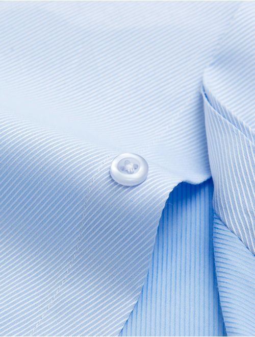 Include Metal Cufflinks and Metal Collar Stays Alimens & Gentle Men's Dress Shirts French Cuff Long Sleeve Regular Fit 