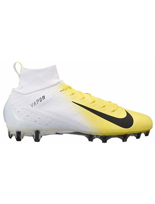 Nike Men's Vapor Untouchable 3 Pro Football Cleats (11.5, White/Yellow)