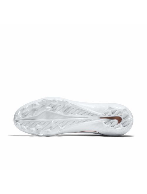 Nike New Unisex Vapor Speed 2 Lacrosse/Football Cleat White/Bronze Sz 5.5 M,7 W
