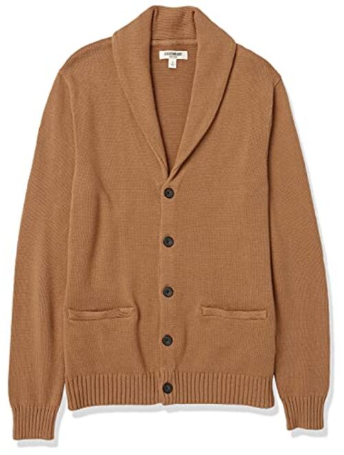 Amazon Brand - Goodthreads Men's Soft Cotton Shawl Cardigan Sweater