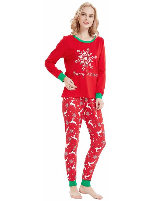Matching Family Pajamas Christmas Boys and Girls Pyjamas 2 Piece PJs for Mum and Me