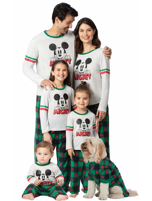 PajamaGram Holiday Mickey Mouse Pajamas - Family Matching Christmas Pajamas Set