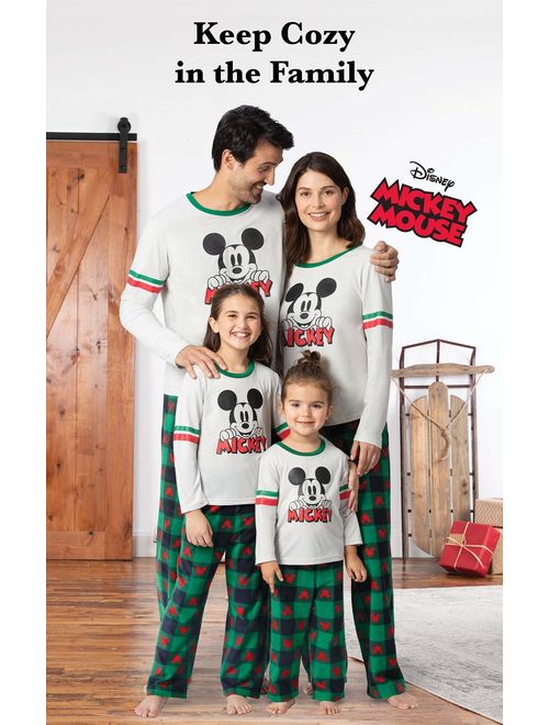 PajamaGram Holiday Mickey Mouse Pajamas - Family Matching Christmas Pajamas Set