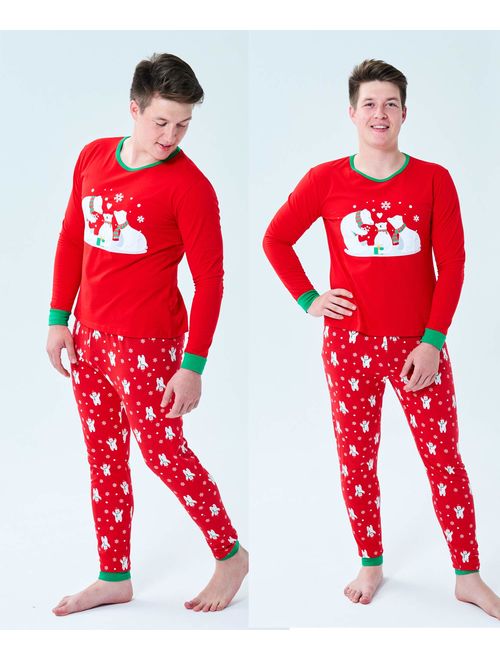 Matching Family Pajamas Christmas Boys and Girls Red Striped Baby Clothes Mum and Me Pjs Women Men