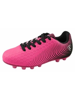 Vizari Unisex-Kid's Stealth FG Black/White Size 10 Soccer Shoe