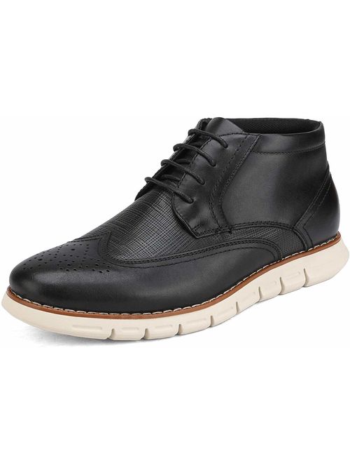 Bruno Marc Men's Chukka Dress Boots Leather Oxford Ankle Boot