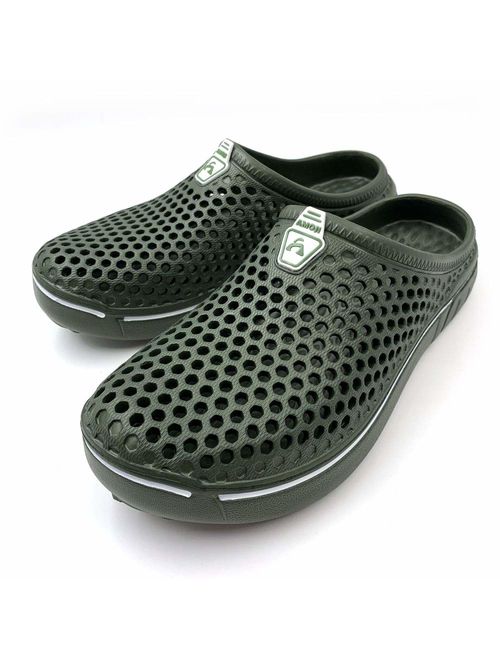 Amoji Unisex Garden Clogs Shoes Sandals Slippers