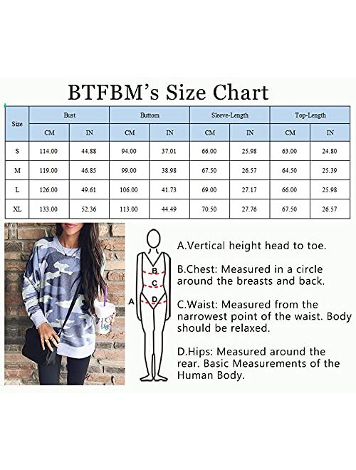 BTFBM Women's Leopard Print Long Sleeve Crew Neck Fit Casual Sweatshirt Pullover Tops Shirts