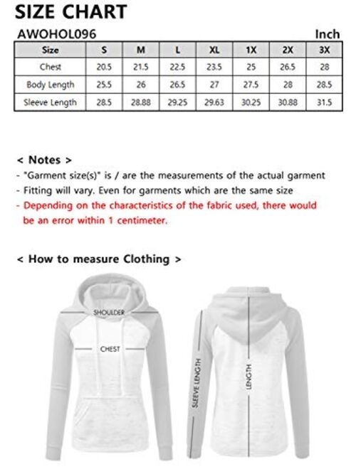 Doublju Basic Lightweight Pullover Hoodie Sweatshirt for Women