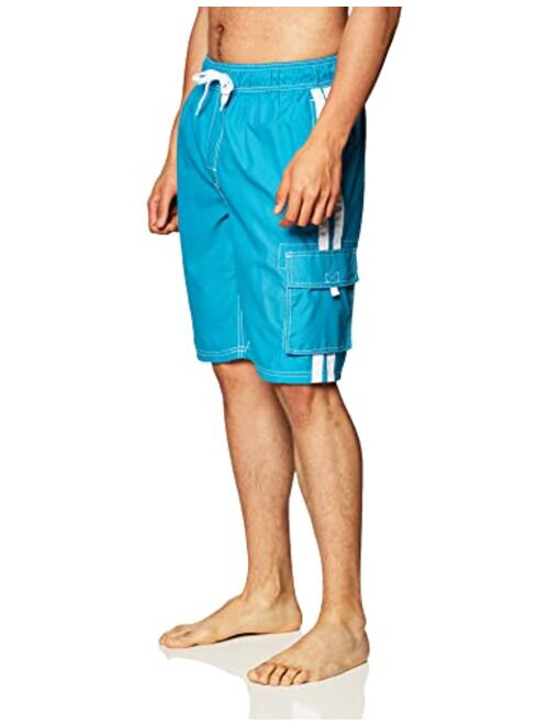 Kanu Surf Men's Barracuda Swim Trunks (Regular & Extended Sizes)